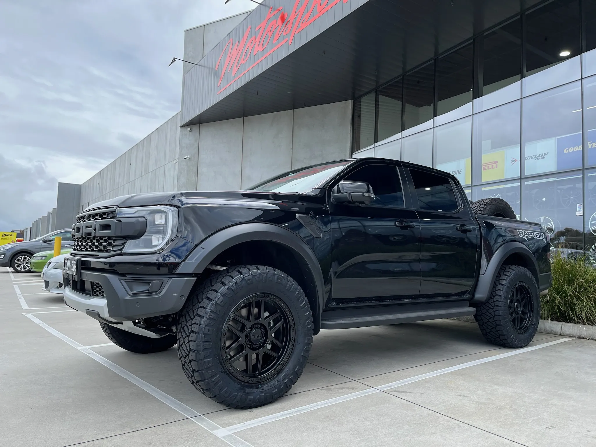 FORD RAPTOR with KMC MESA 20X9 MATTE BLACK with NITTO RIDGE GRAPPLERS |  | FORD